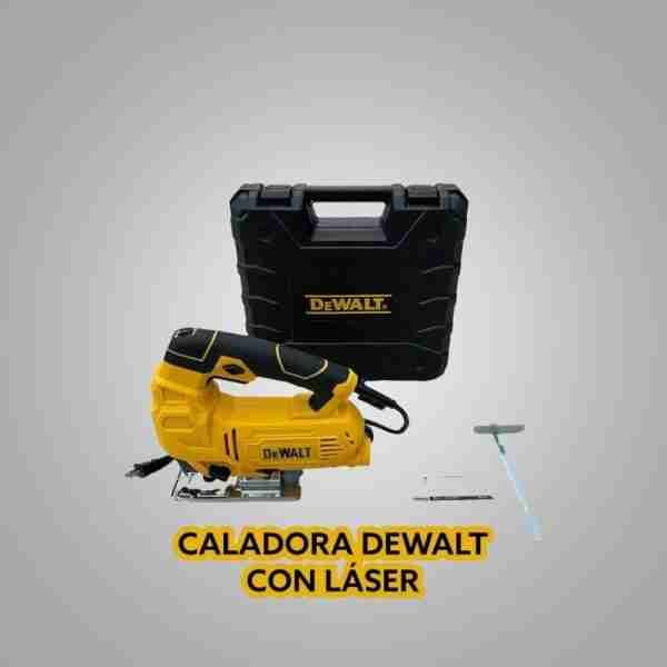 Caladora Dewalt con Láser.