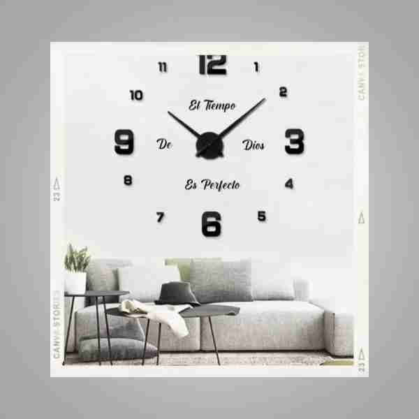 Reloj de pared 3D